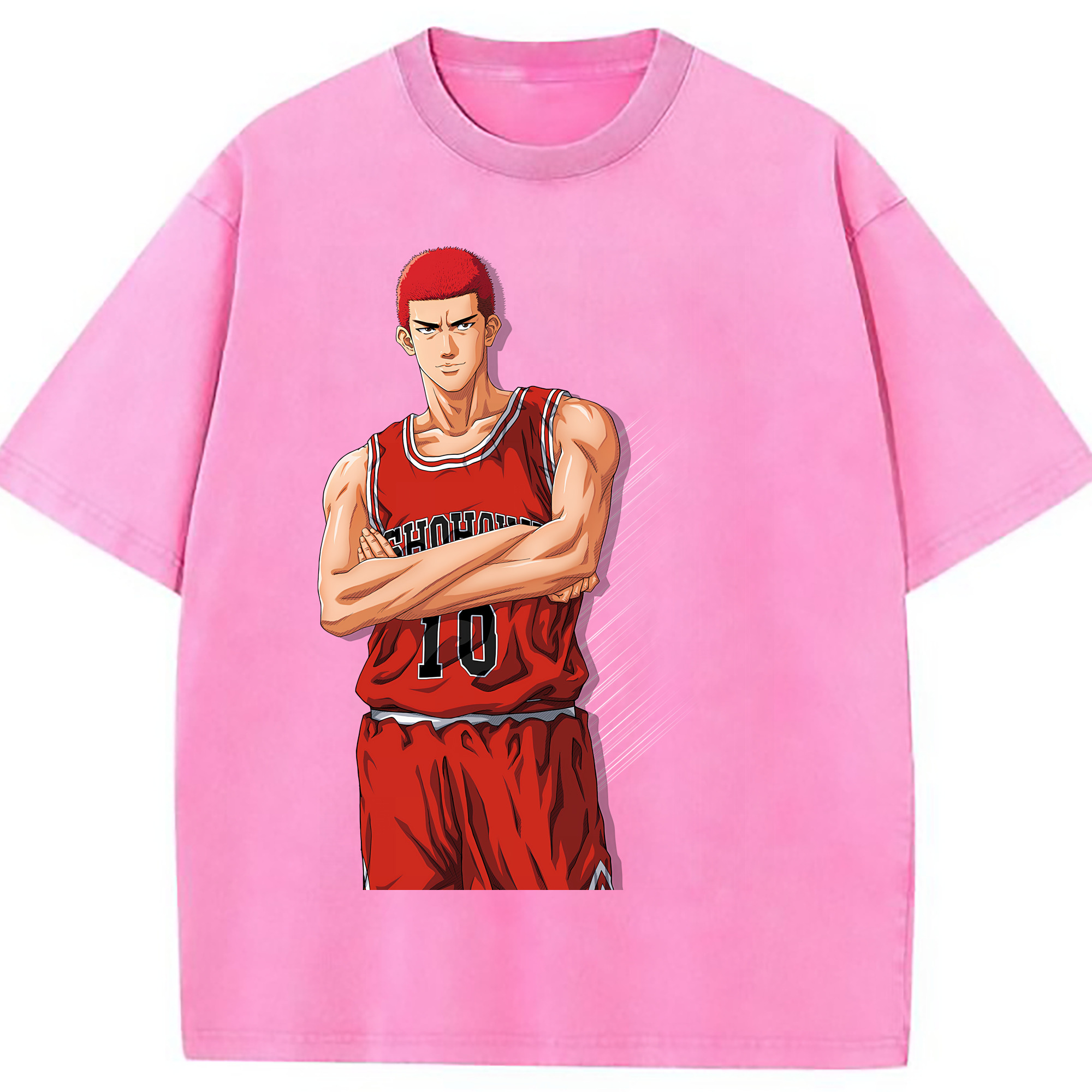 （画像用） SLAM DUNK／スラムダンク 綿100% ヴィンテージ風 半袖Tシャツ（フロントプリント）